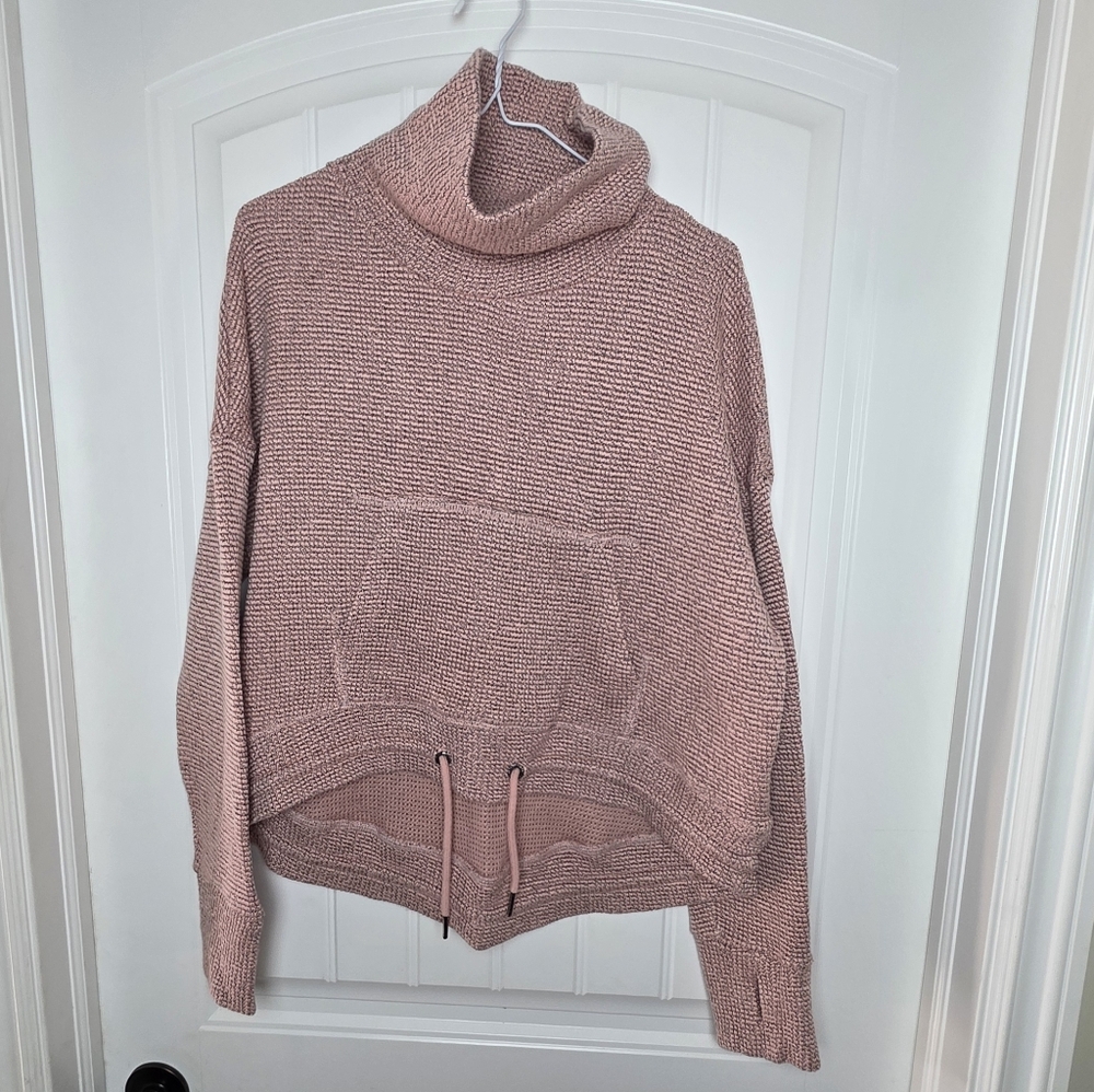Sweaty Betty Hi Low Knit Cowl Neck Sweater